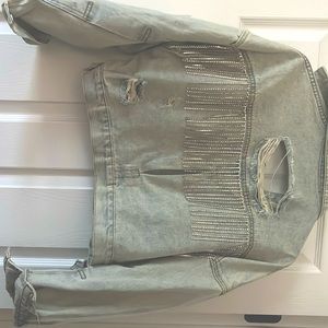 Fringe Jean Jacket